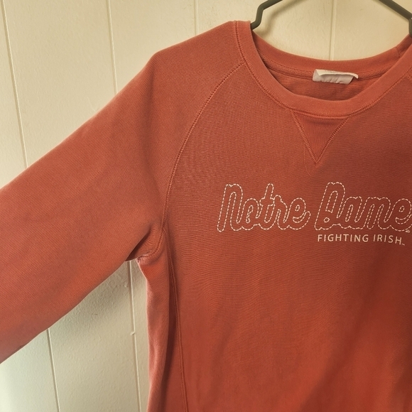 Champion Reverse Weave Salmon Pink Notre Dame Pullover Size Medium vintage - Picture 8 of 16